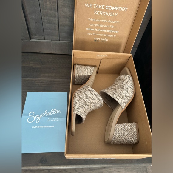 Seychelles Tapia Raffia Sandal Sz 7 - Picture 3 of 8